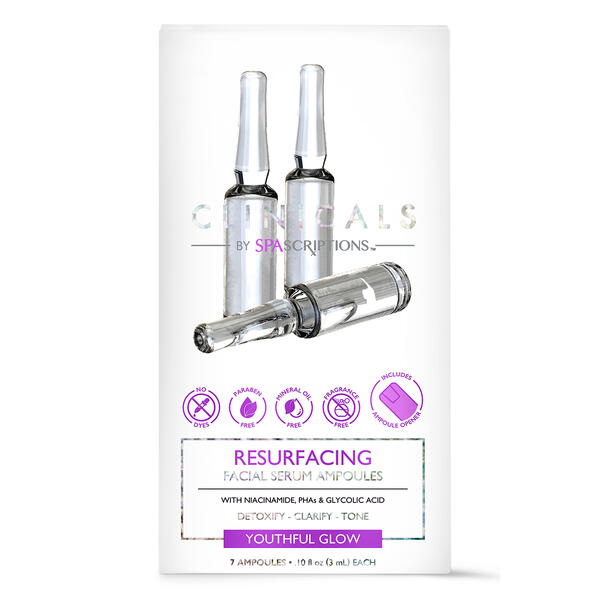 Clinicals by Spascriptions Resurfacing Facial Serum Ampoules - image 