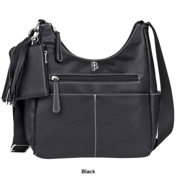 Julia Buxton Pebble Vegan Leather Organization Hobo Bag