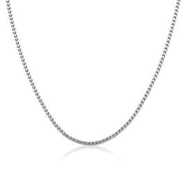 Mens Lynx Stainless Steel Franco Chain Necklace