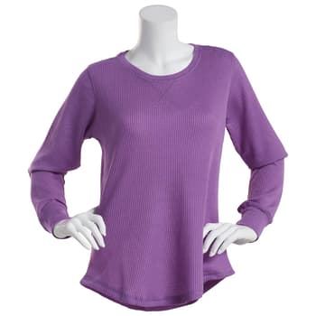 Womens Starting Point Long Sleeve Thermal Crew - Boscov's