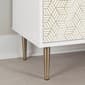 South Shore Maliza White & Gold Geometric Storage Cabinet - image 8