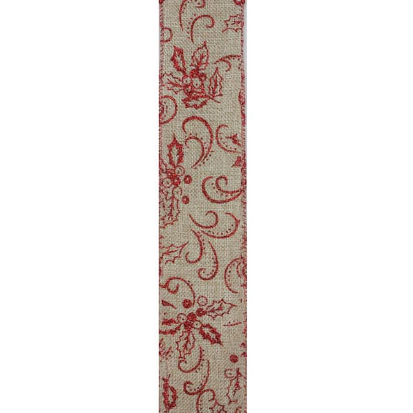 Northlight Seasonal 30ft. Christmas Wired Craft Ribbon