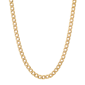 Mens Iron Saints 6mm Cuban Link 18kt. Gold-Plating Necklace - image 1