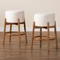 Baxton Studio Olwen Modern Japandi 2pc. Bar Stool Set - image 5