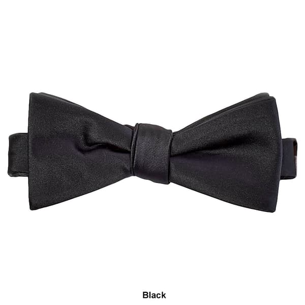 Mens John Henry Satin Solid Bow Tie in Box
