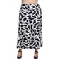 Plus Size 24/7 Comfort Apparel Geo Print  A Line Maxi Skirt - image 1