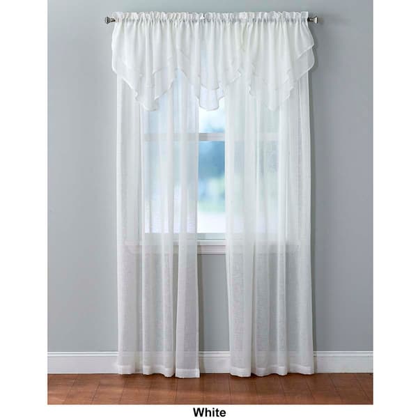 Opulence 2-Tone Yarn Dye Woven Rod Pocket Curtain Panel