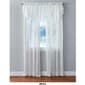 Opulence 2-Tone Yarn Dye Woven Rod Pocket Curtain Panel - image 2