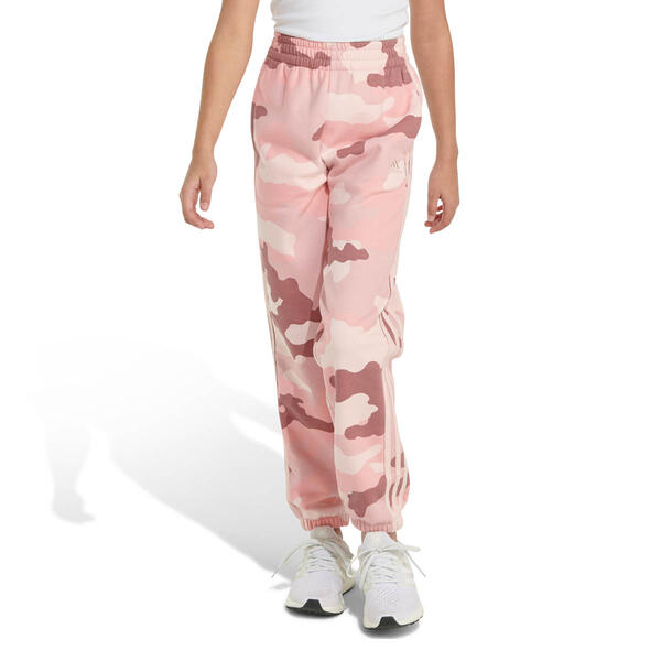 Girls &#40;7-16&#41; adidas&#40;R&#41; 3 Stripe Camo Print Sweatpants - image 
