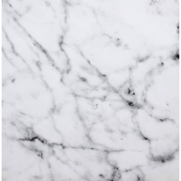 Convenience Concepts American Heritage Marble End Table - White