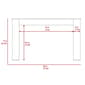 FM FURNITURE Aurora Smokey Oak Computer Desk - image 8