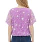 Womens NY Collection Short Sleeve Banded Hem Floral Blouse - image 2
