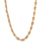 Design Collection 18 Gold-Tone Round Link Interlock Necklace - image 1