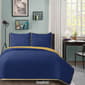 University 3pc. Solid Reversible Quilt Set - image 4