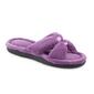 Womens Isotoner&#40;R&#41; Microterry X-Slide Slippers w/Satin - image 1