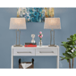 Simplee Adesso Camila White Shade Table Lamp - Set of 2 - image 2