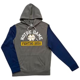 Mens Fanatics Notre Dame Color Block Fleece Hoodie