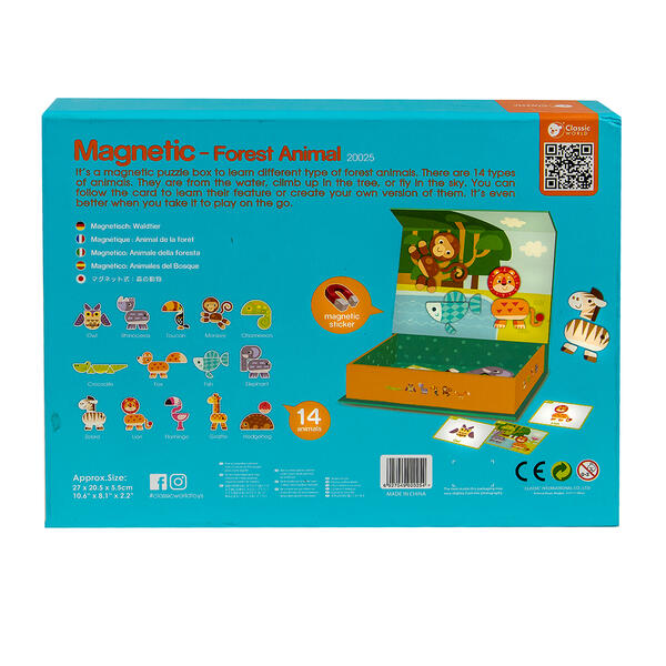 Classic World Magnetic Forest Animal Playset