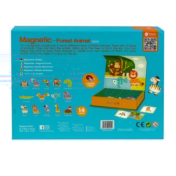Classic World Magnetic Forest Animal Playset