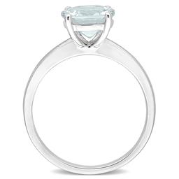 Gemstone Classics™ 10kt. White Gold Aquamarine Solitaire Ring