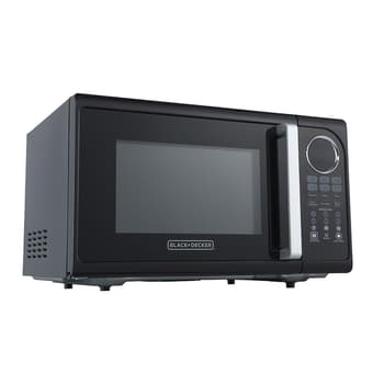 BLACK+DECKER 0.9-cu ft 900-Watt Countertop Microwave (Black) at