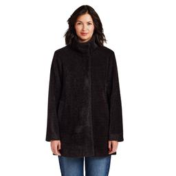 Womens Weatherproof(R) Houndstooth Cocoa Cozy Topper Coat