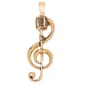 Wearable Art Music Clef with Microphone Enhancer Pendant - image 1