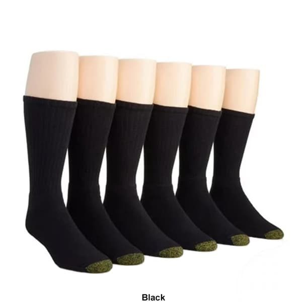 Mens Gold Toe&#174; 6pk. Harrington Crew Socks