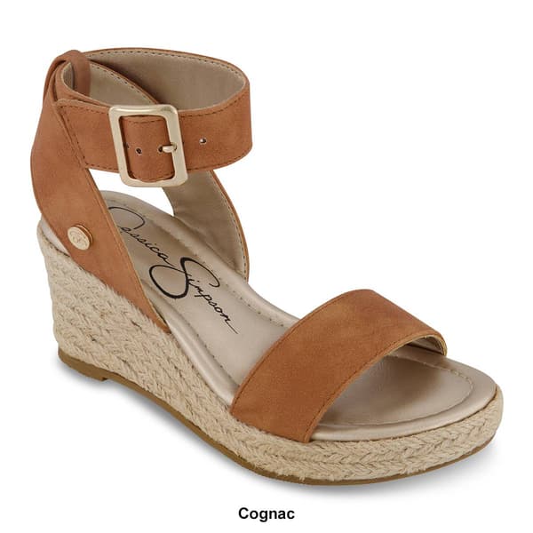 Big Girls Jessica Simpson Asha Cuff Wedge Sandals