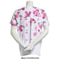 Petite Hasting & Smith Short Sleeve Round Neck Floral Tee - image 2