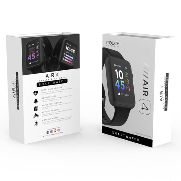 Womens Itouch Air 4 With Merlot Band Fitness Tracker - TA4M01-C10