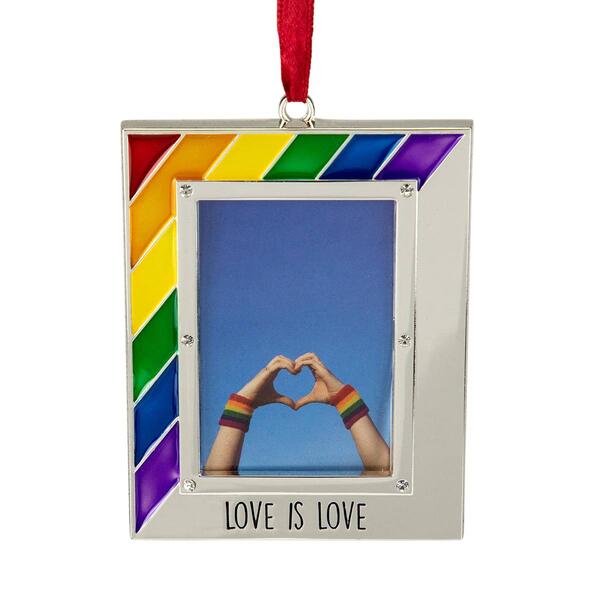 Northlight Seasonal 3.5in. Love is Love Frame Christmas Ornament - image 