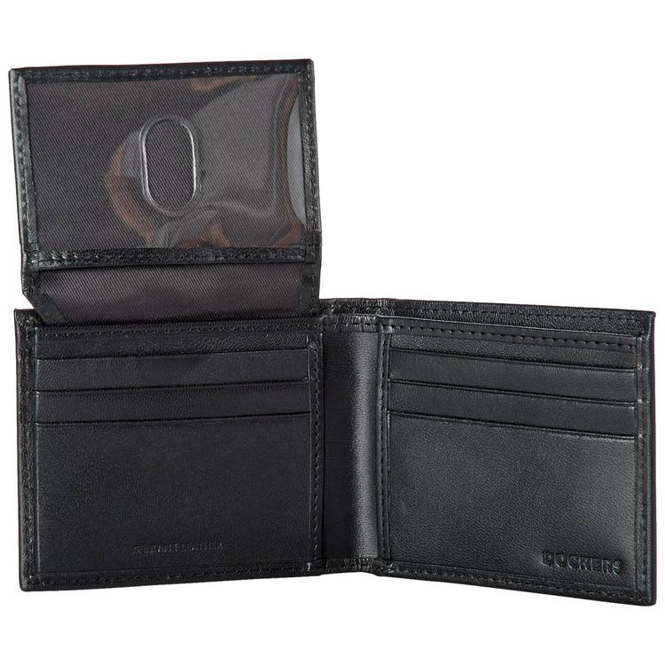 Mens Dockers® Passcase Wallet - Black