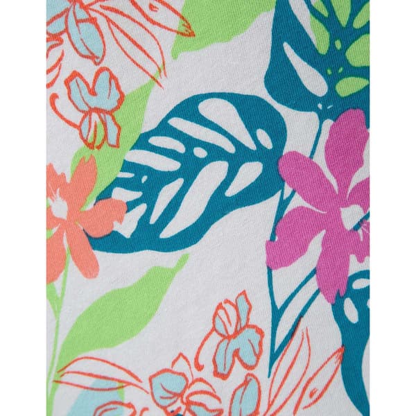 Plus Size HUE® Fun Time Floral Printed Bermuda