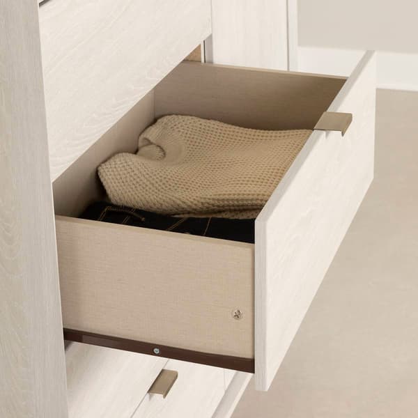 South Shore Hype Winter Oak Door Chest w/5 Drawers