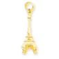 Gold Classics&#40;tm&#41; 14k. 3-D Eiffel Tower Pendant - image 1