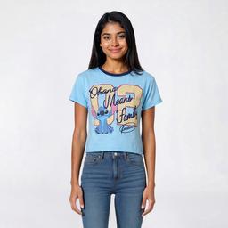 Juniors Freeze Stitch 02 Contrast Skimmer Tee