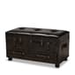 Baxton Studio Callum 2 Drawer Storage Trunk Ottoman - image 1