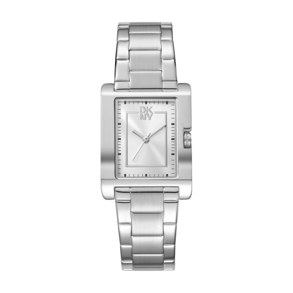 Womens DKNY Westside Midi Silver Dial Watch - DK1L007M0035