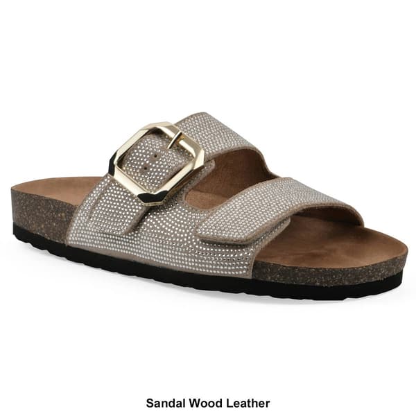 Womens White Mountain Granitas Footbed Sandals