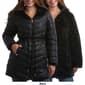 Womens Jessica Simpson 3/4 Reversible Anorak Puffer Jacket - image 2