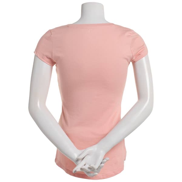 Juniors Aveto Basic Scoop Neck Tee