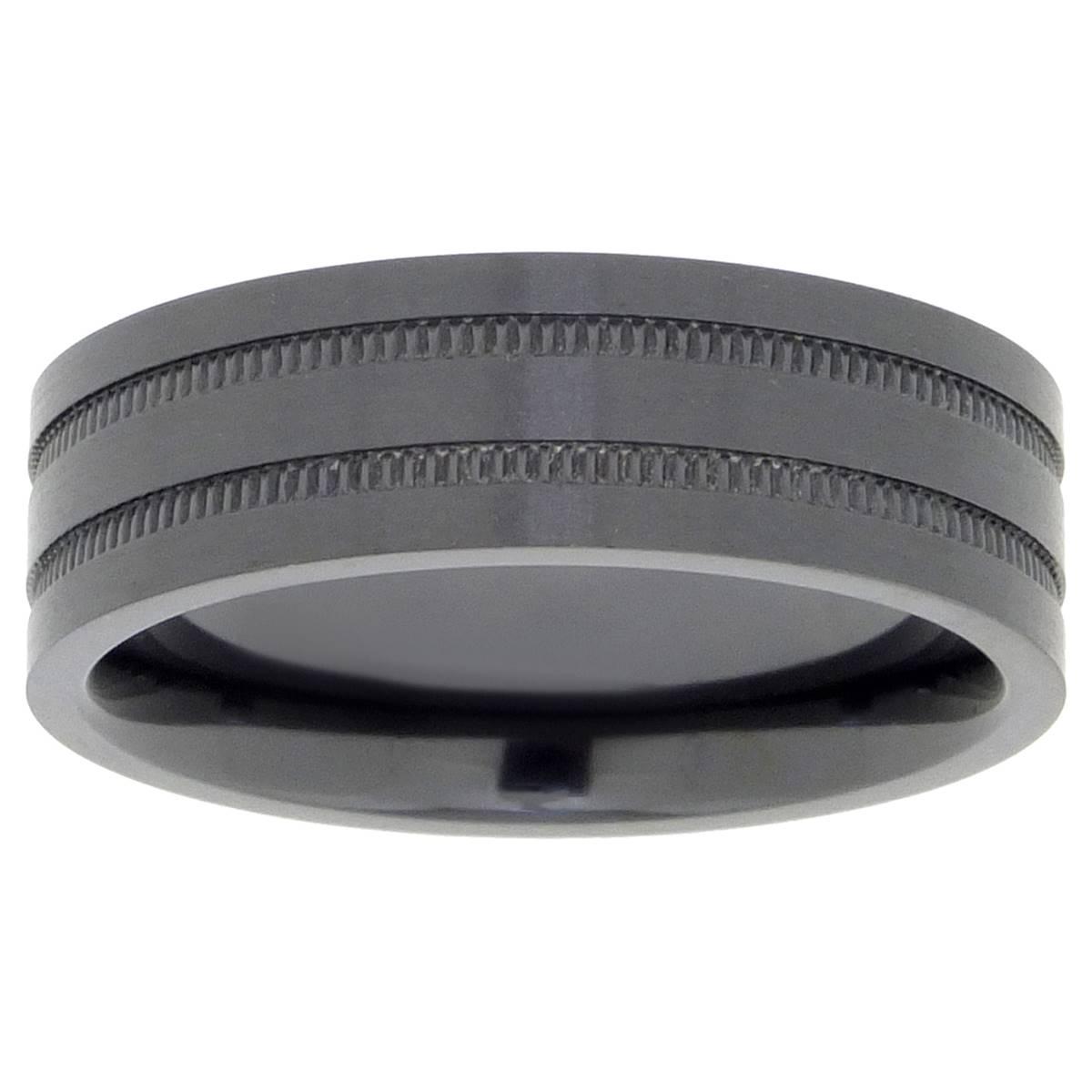 Mens Lynx Zirconium Ring