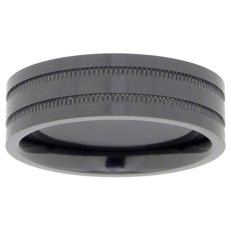 Mens Lynx Zirconium Ring