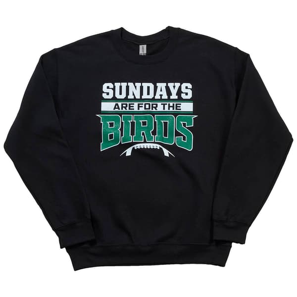 Mens Sunday Birds Tailgate Crew Sweatshirt - image 