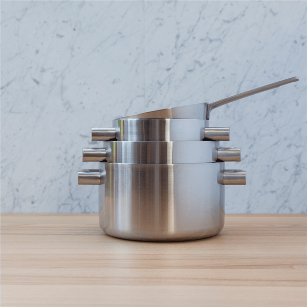 BergHOFF Ron 7in. Stainless Steel 5-Ply 3.2qt. Covered Casserole