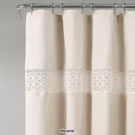 Lush Décor® Dana Lace Shower Curtain
