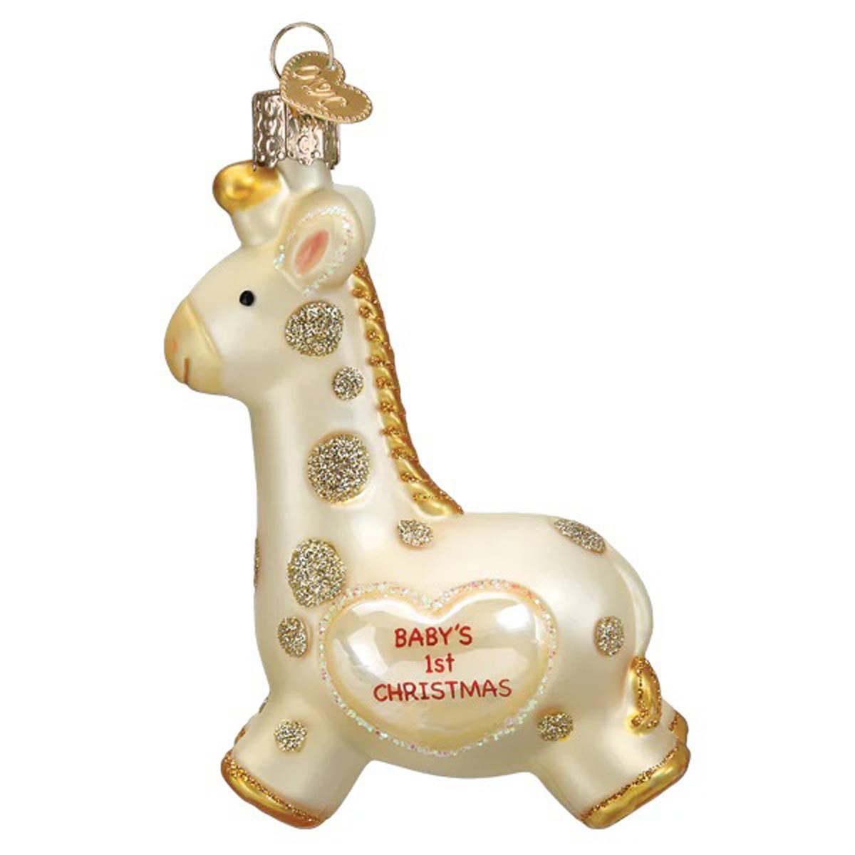 Old World Christmas Baby''s First Christmas Glass Ornament