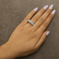 Haus of Brilliance 2ctw. Lab Grown Diamond Scattered Band Ring - image 6
