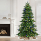 Puleo International 7.5ft Pre-Lit LED Idaho Spruce Christmas Tree - image 3